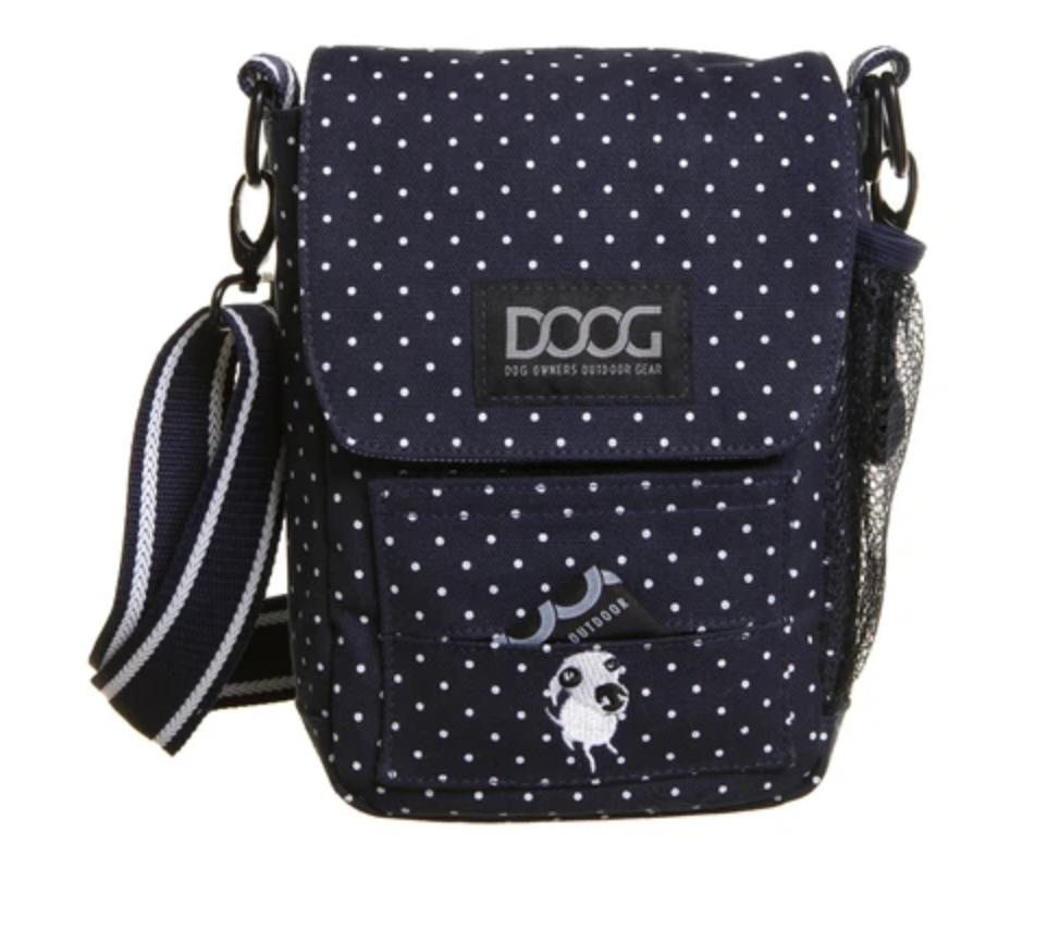 DOOG Stella Hands-Free Shoulder Dog Walking Bag with Poop Bag Dispenser