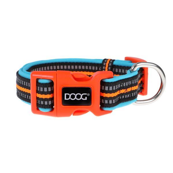 DOOG Neon Beethoven High Visibility Reflective Dog Collar for Night Safety