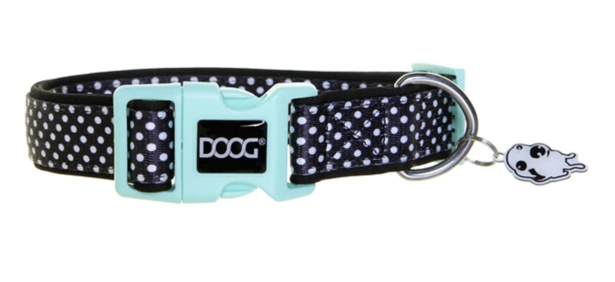 DOOG Pongo Pattern Neoprene Dog Collar for Comfort and Playful Adventures